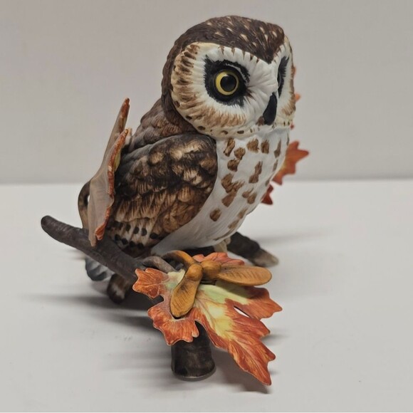 Lenox "Saw Whet Owl" Vintage Porcelain Figurine - Picture 3 of 8